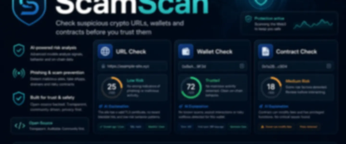 Screenshot of Multi-Platform Crypto Security Verification System with AI Risk Analysis