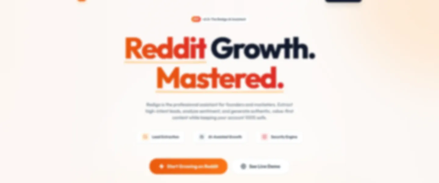 Reddit Lead Gen Platform