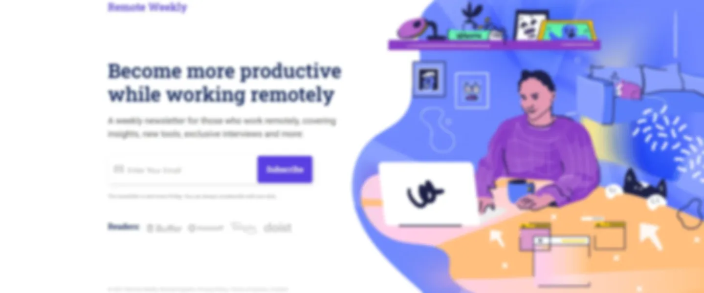 Remote Working Newsletter