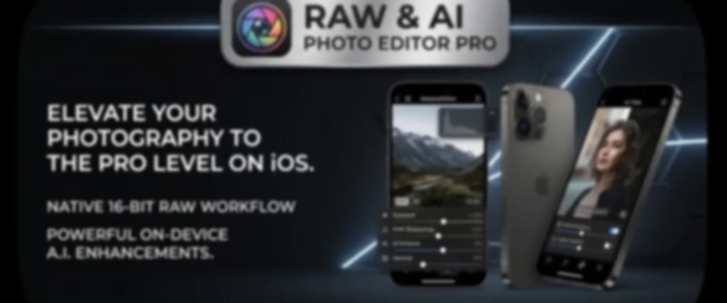 Screenshot of Native iOS RAW Photo Editor with On-Device AI Engine