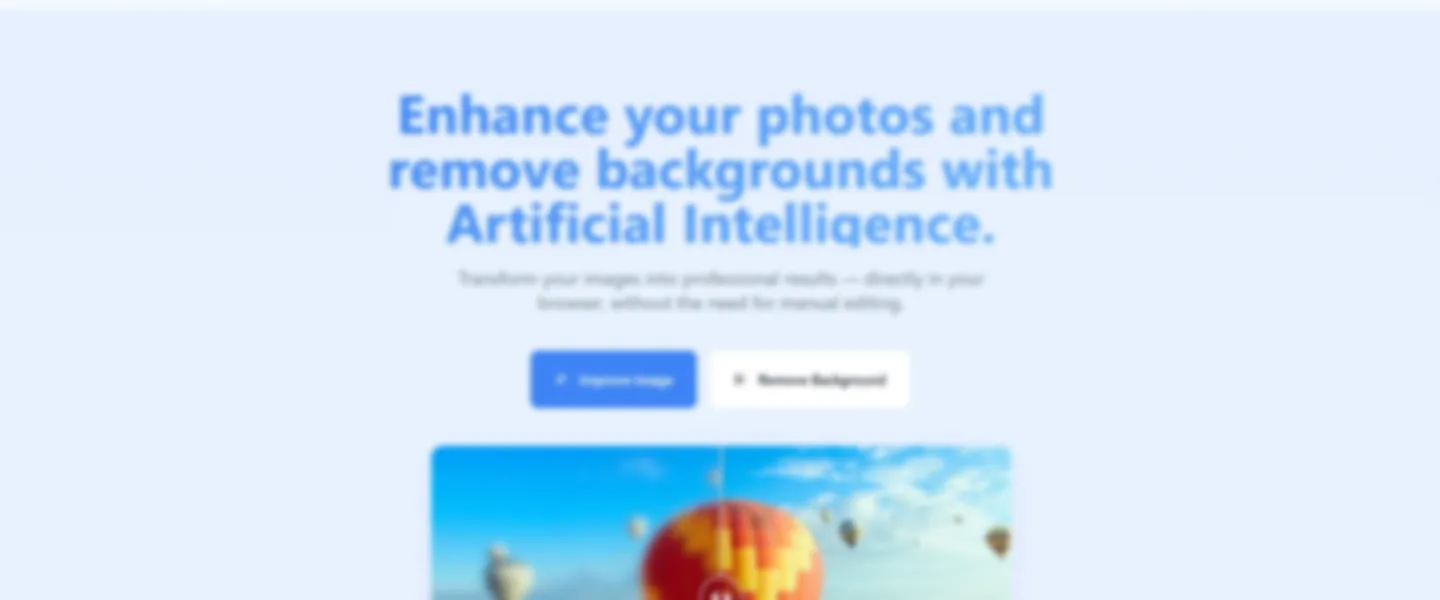 Screenshot of Complete AI Image Editing SaaS with Billing System