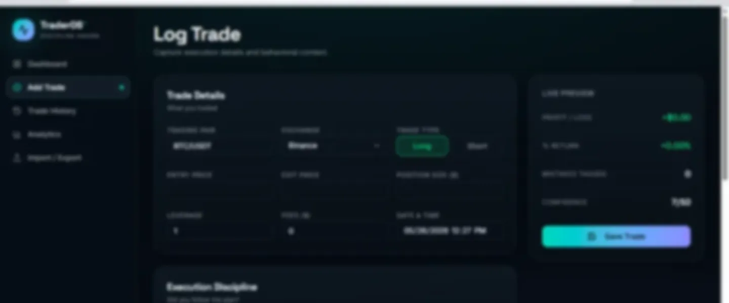 Screenshot of Complete Trading Journal & Analytics Platform with Authentication System