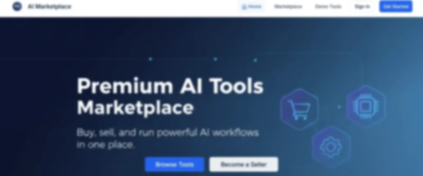 Screenshot of Complete AI Tools Marketplace with Stripe Connect Integration