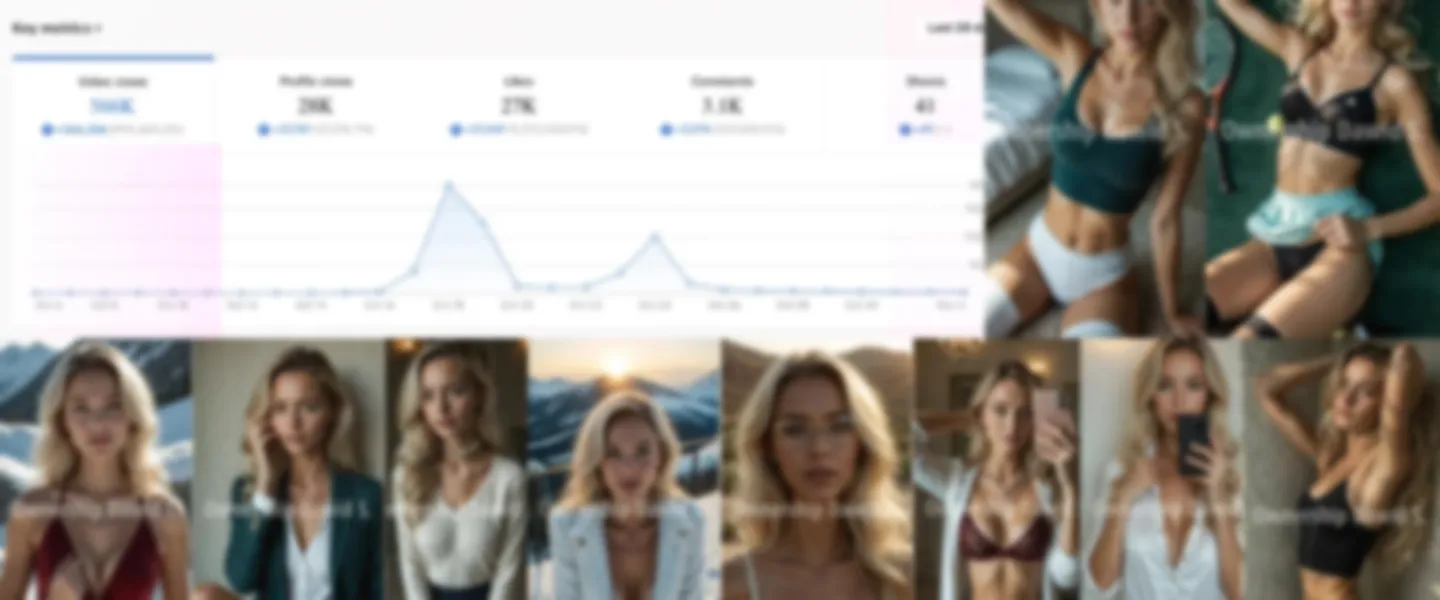 AI Influencer System with Viral TikTok Account