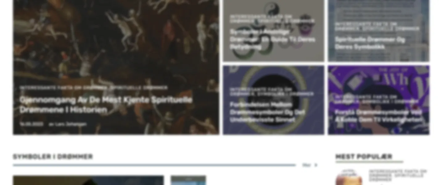 Norwegian Dream Interpretation Website