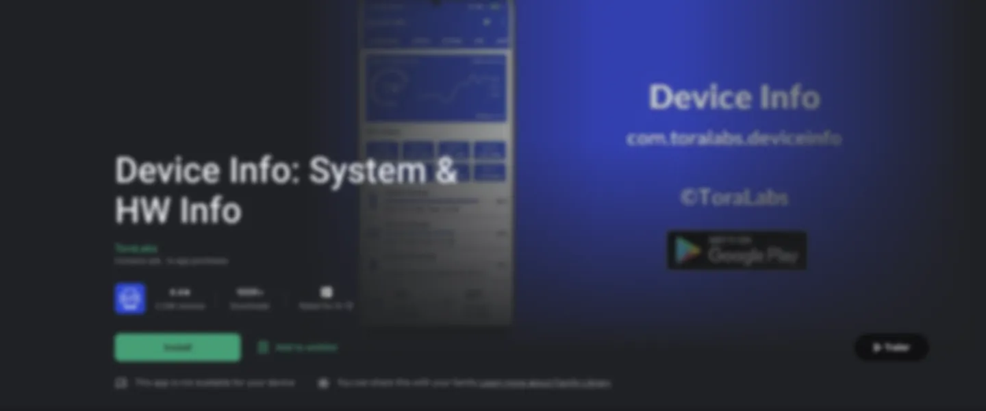 App with Android Device Info 