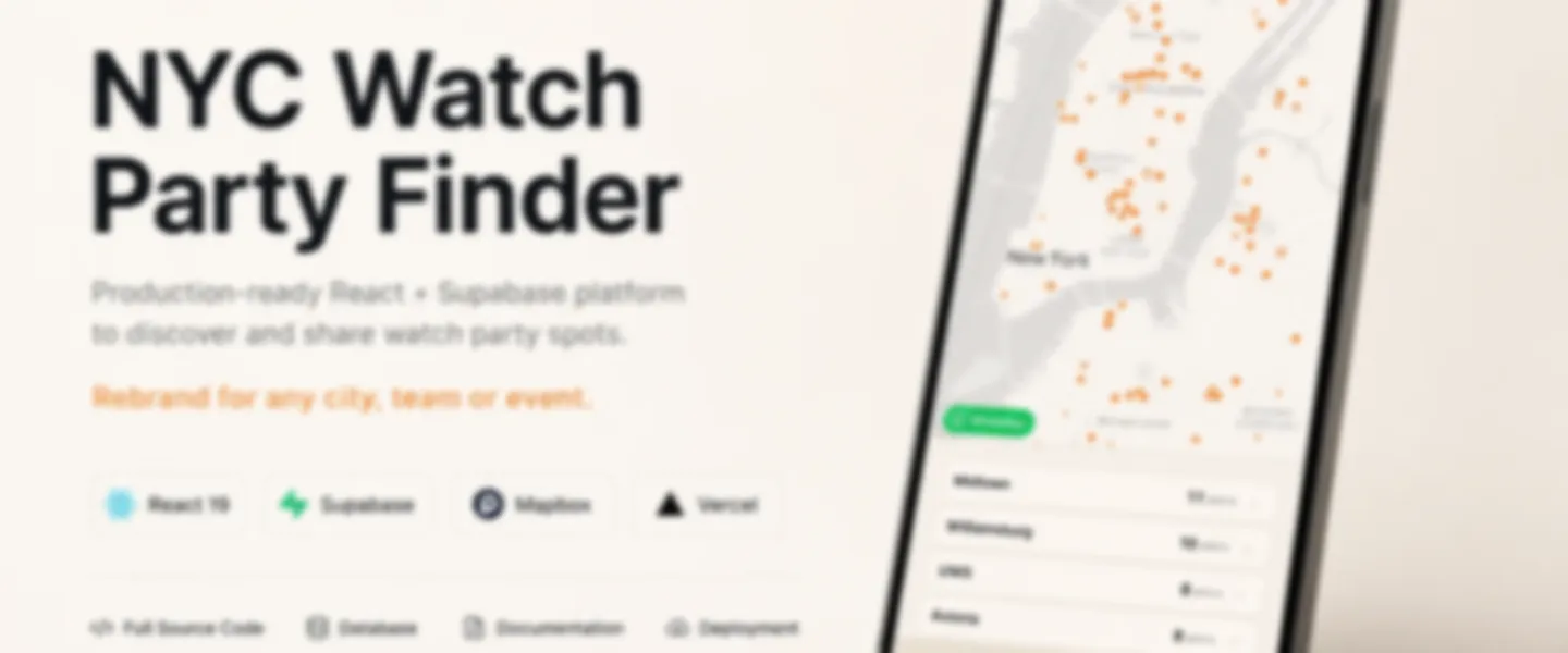 Screenshot of Production-Ready Community Discovery Platform with Interactive Mapping