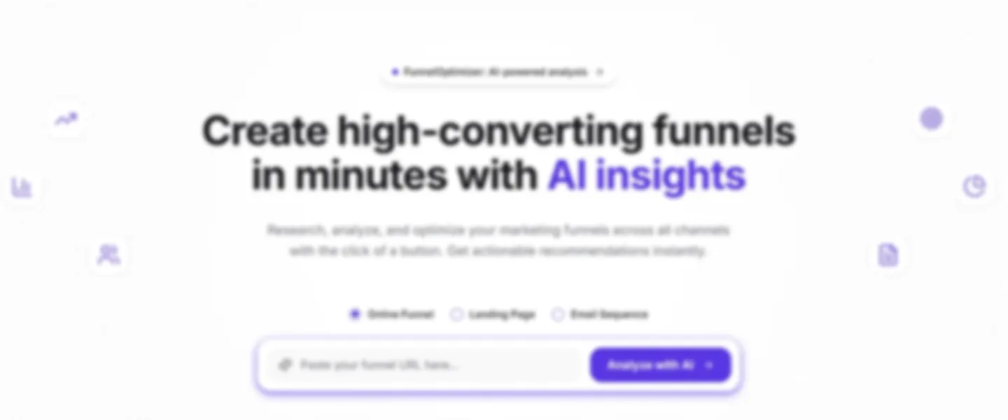 Funnel Optimisation & Insights Tool