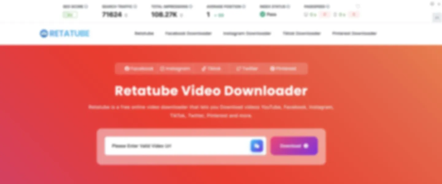 Wordpress Social Media Video Downloader
