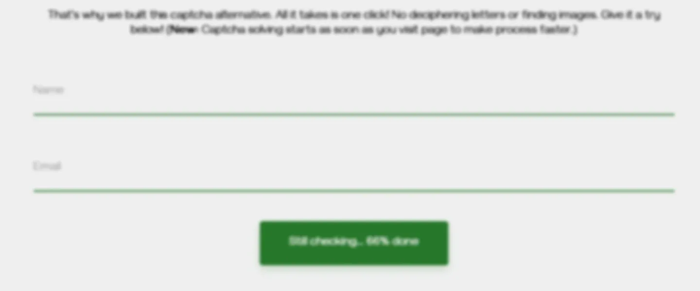 Screenshot of Privacy-Focused Proof of Work Captcha Alternative to reCAPTCHA