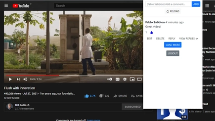 Youtube Comments Chrome Extension