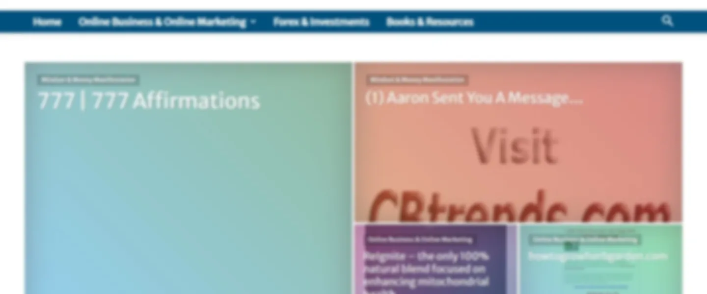 Affiliate Blog in the Make Money Online Niche