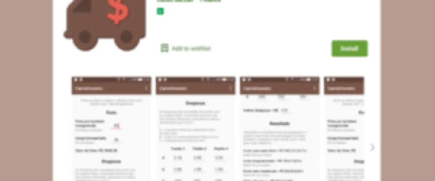 Screenshot of Financial Calculator Android App for Trucking Industry