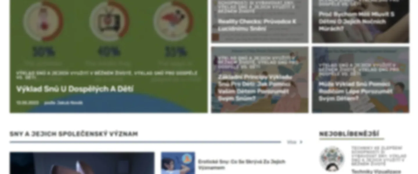 Czech Dream Interpretation Website