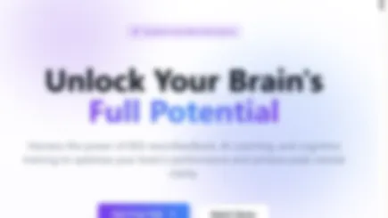 Ai Mental Wellness & Neurofeedback App
