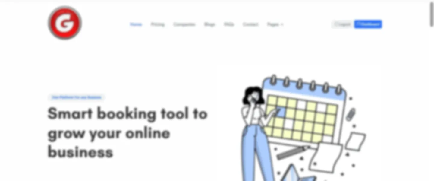 SaaS Appointment Booking Website