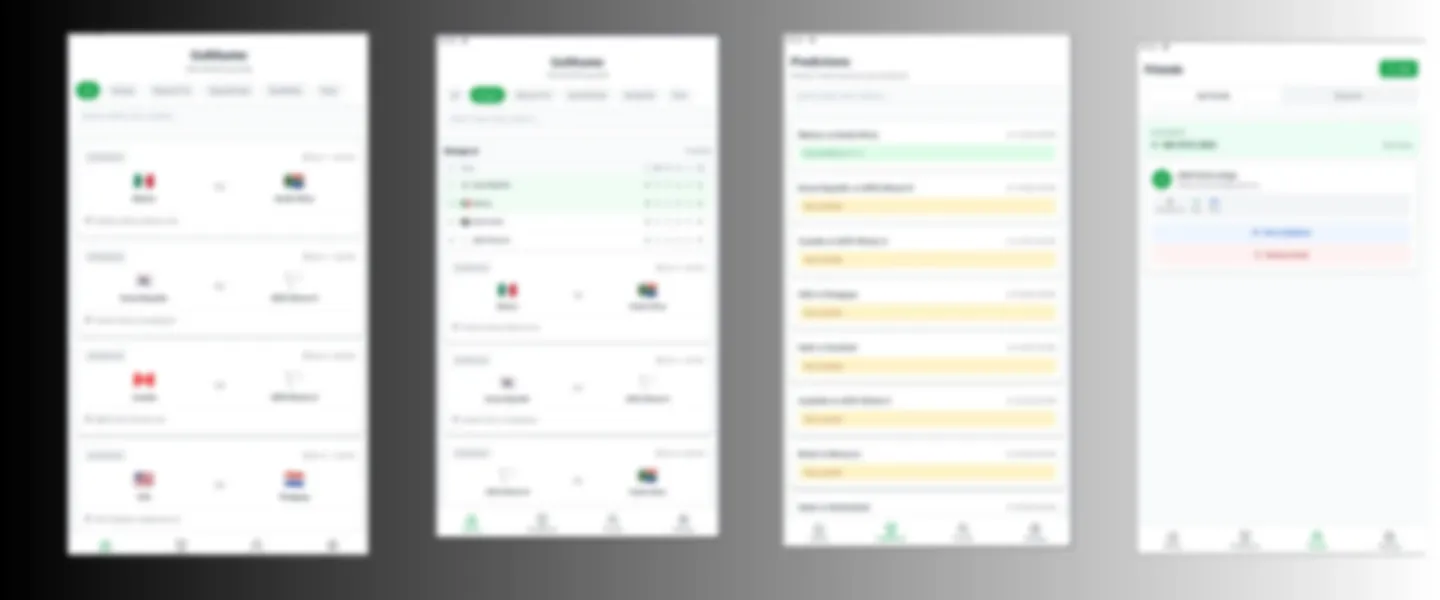 Screenshot of Cross-Platform Football Prediction App with Bilingual Support