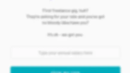 Simple Freelance Rate Calculator