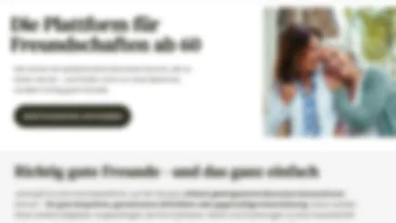 Friendship-Centric Web App For The 60+ Market