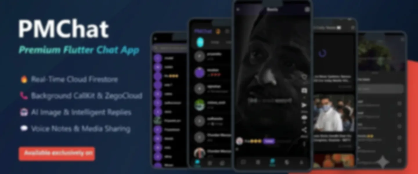 Screenshot of Cross-Platform Social Messaging App with Video Reels & Zero Server Costs