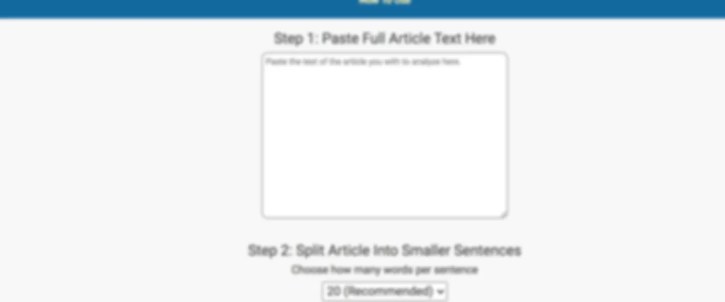 Check Articles For Plagiarism