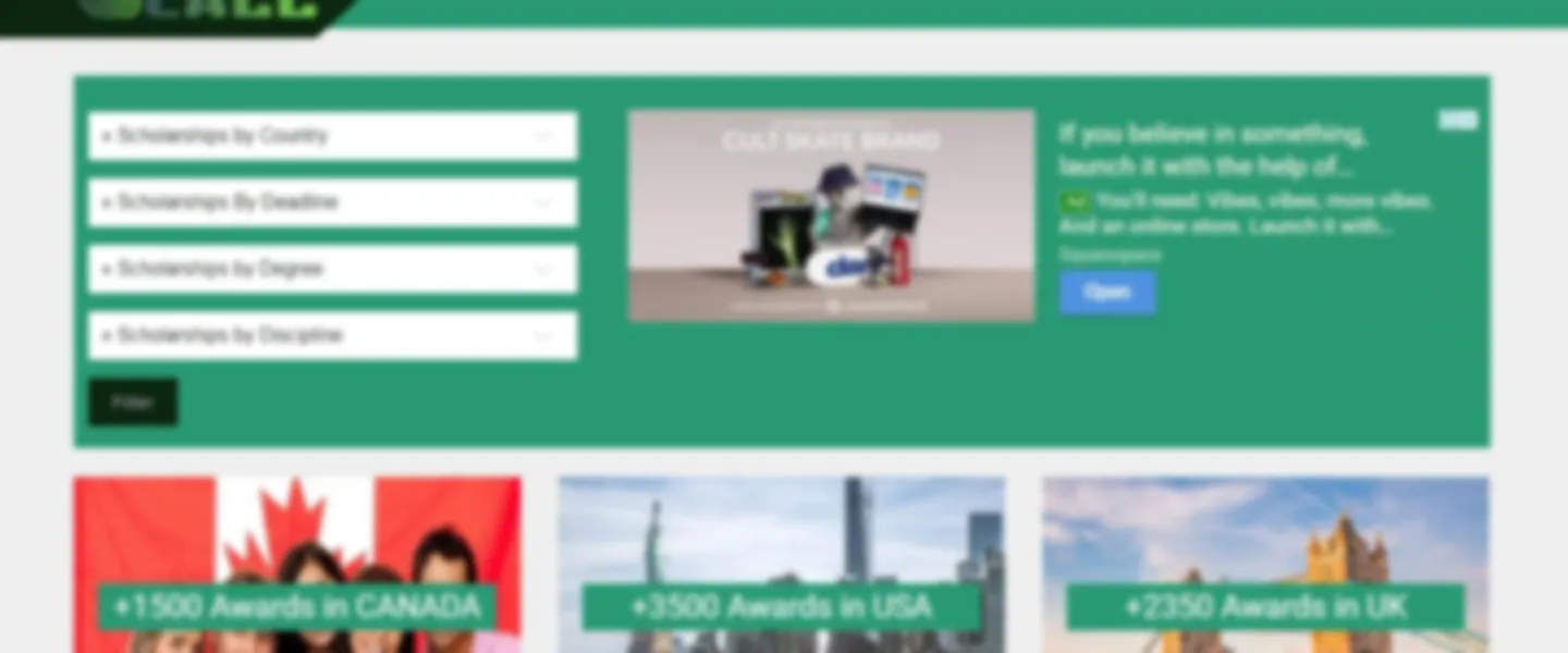 Scholarship Discovery Website