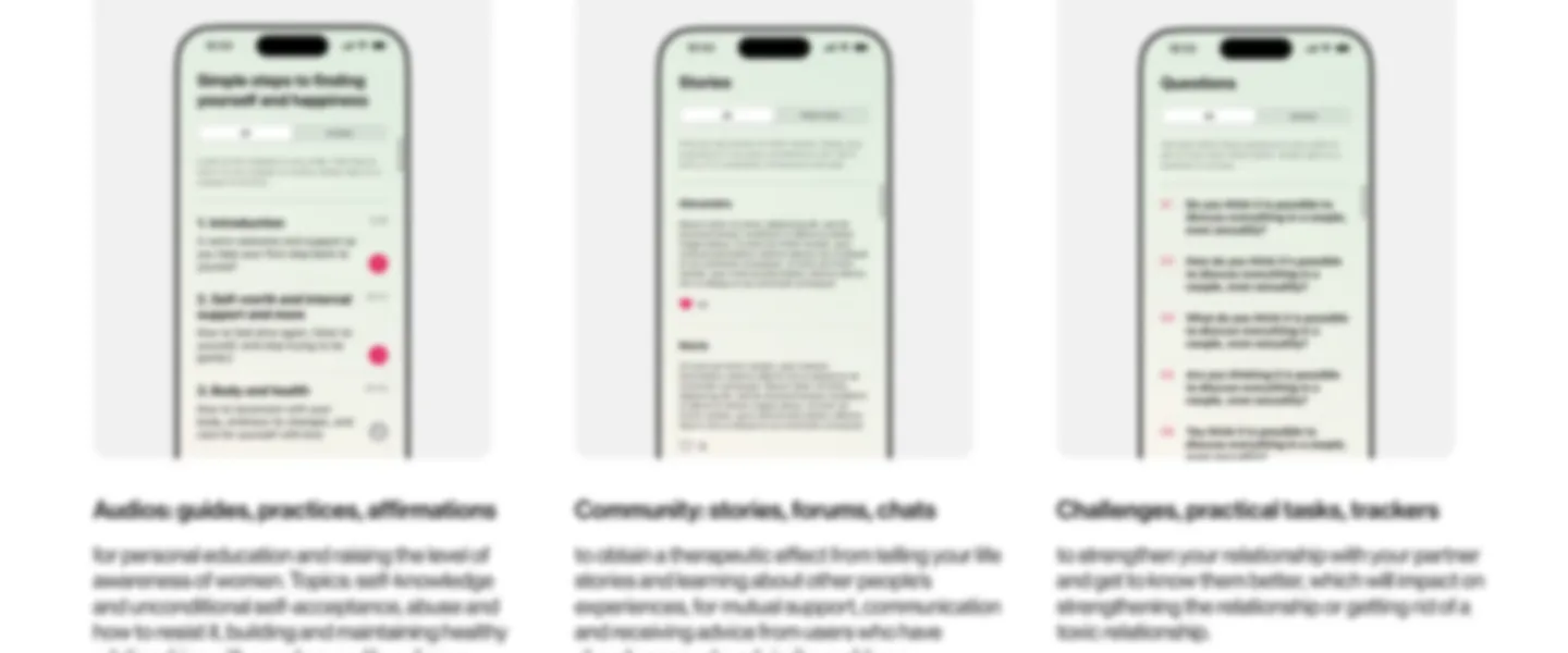 Women's Mental Health Support Mobile Application