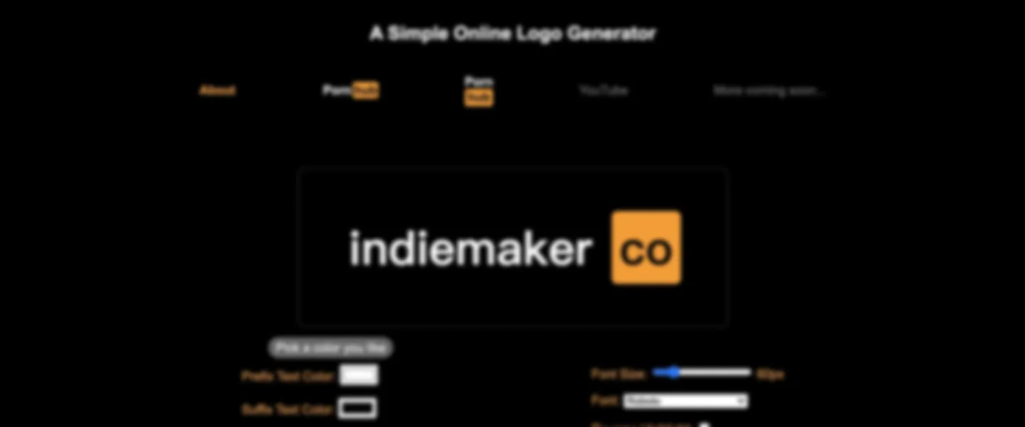 Simple Online Logo Generator
