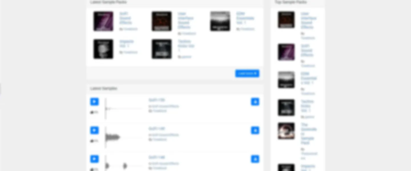 Audio Sample Platform