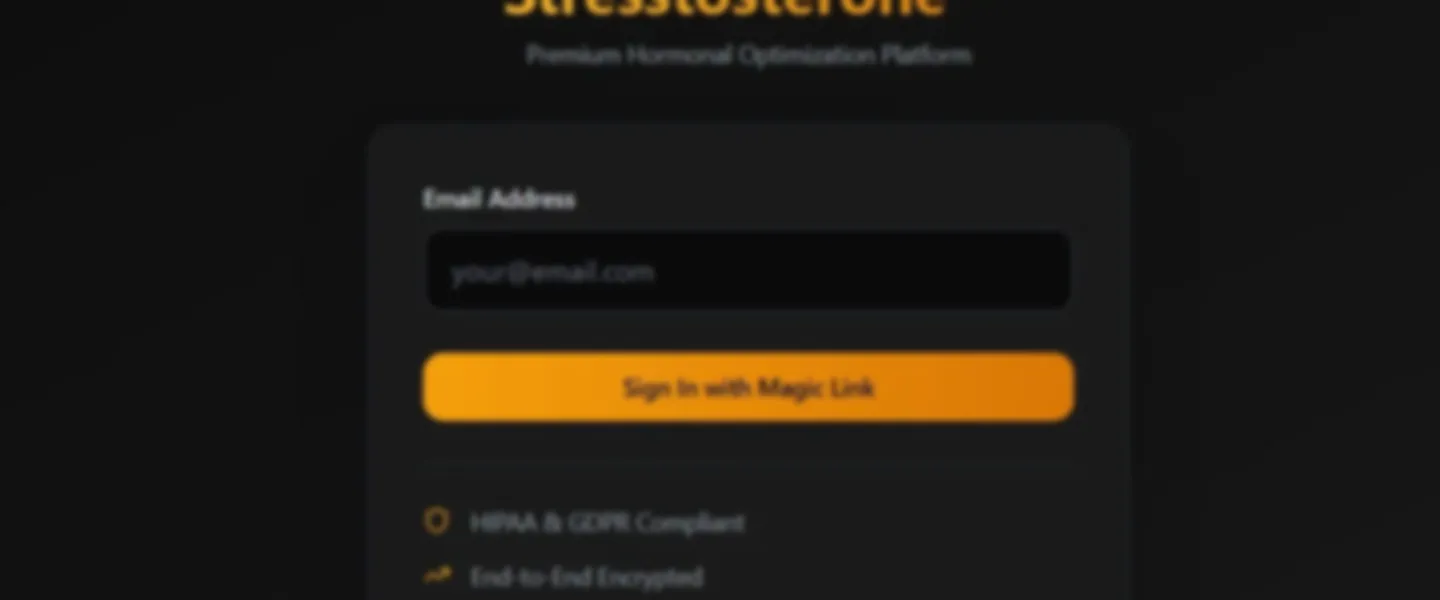 Men's Health and Wellness Application