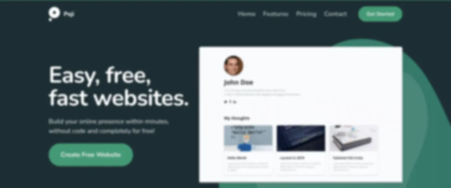 No Code Site Builder