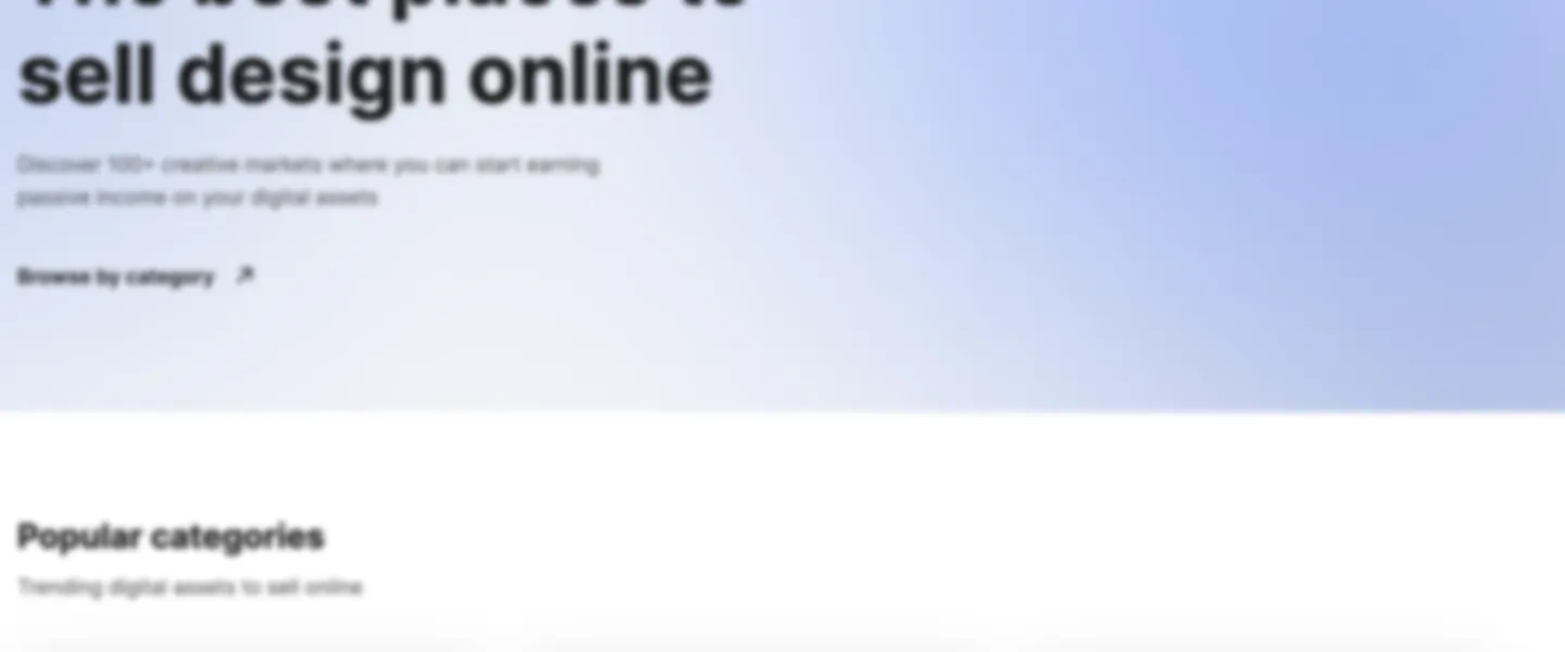 Marketplace Resource for Designers