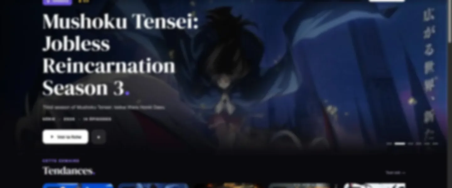 Screenshot of Anime Streaming Platform Frontend - Deployed, with Setup Guide