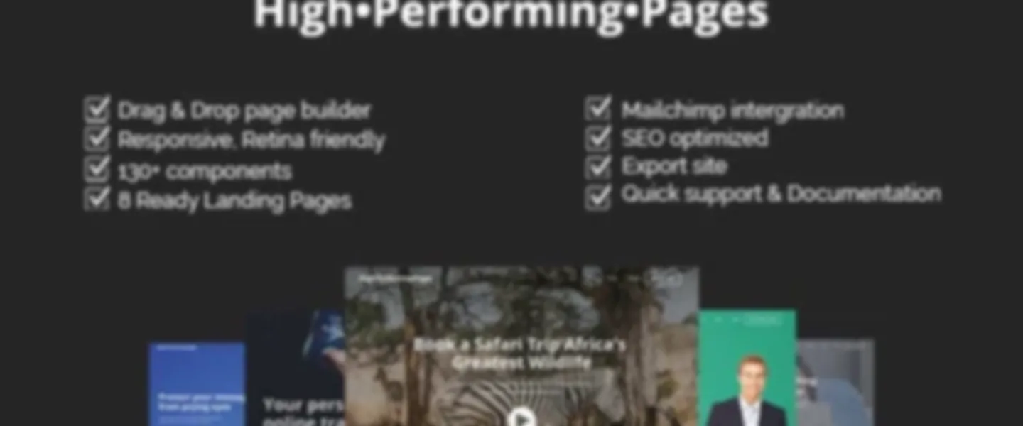 High Performing Pages