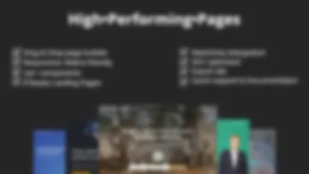 High Performing Pages