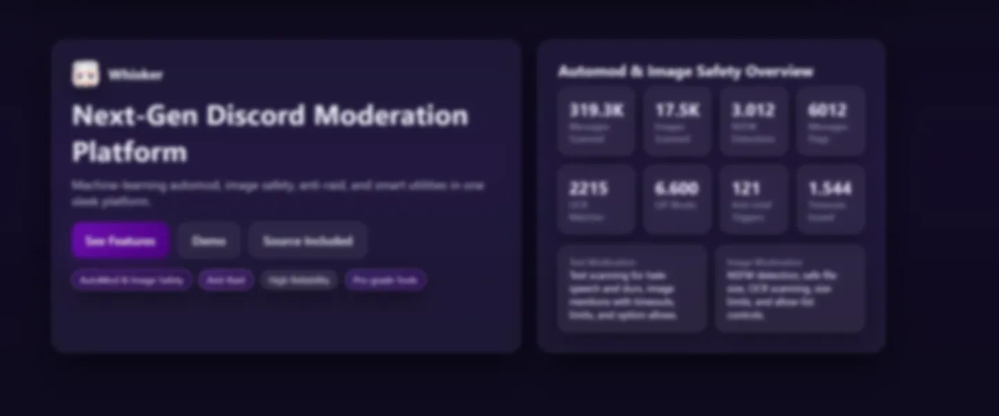 Production-Grade AI Moderation & Safety System for Discord Servers