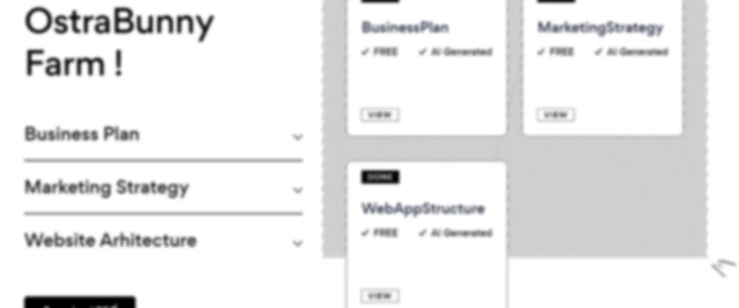 AI Business Planning Tool