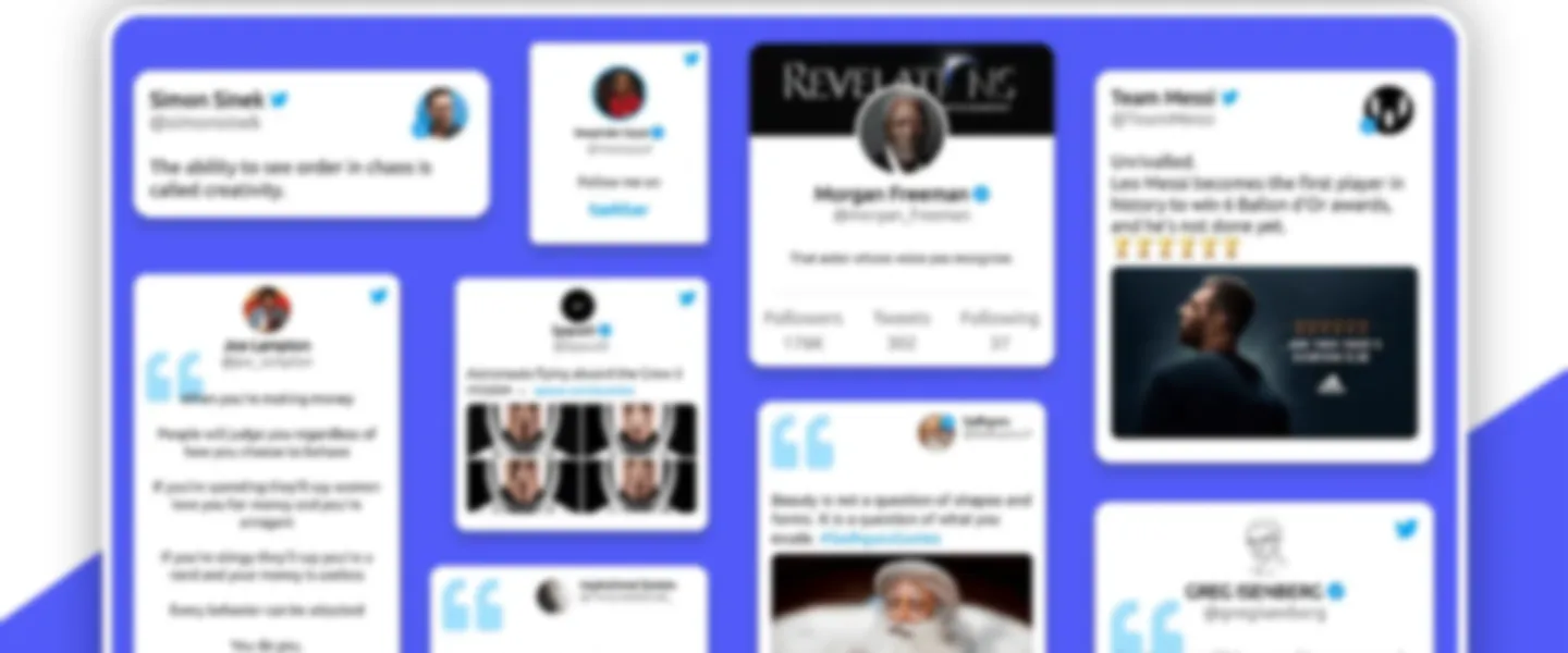 Convert a Tweet to a Picture. Beautify Your Tweets.