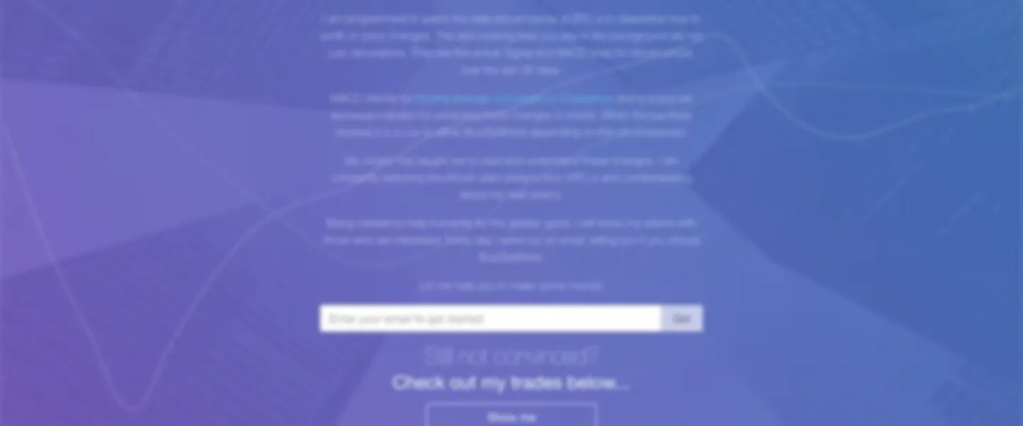 Coine - Bitcoin trade advisor