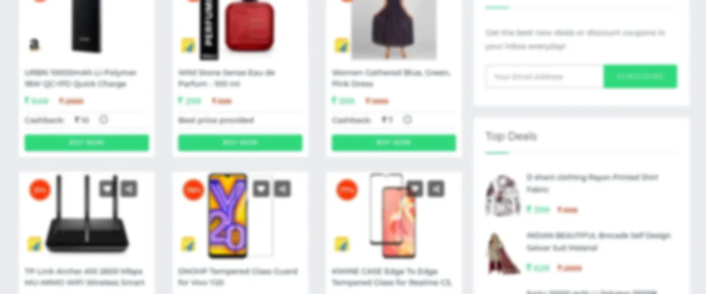 Cashback Affiliate Website 